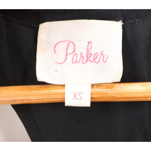 Parker Silk Black Racerback Tank Top Womens Indie Sleaze Retro Snakeskin Size XS - Picture 4 of 8